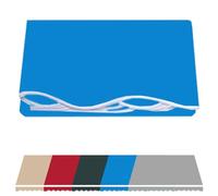 Tessuto per tenda da esterno per balcone e finestra, materiale resistente in poliestere con mantovana, panno di ricambio per tenda retrattile, blu, 6 x 3 m