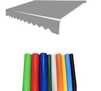 Tessuto per tenda in PVC resistente, materiale impermeabile e antipolvere, copertura parasole resistente agli strappi, panno di ricambio per tenda da sole 4,5 x 3 m, ideale per protezione esterna