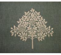 Tessuto Per Tende William Morris Marigold Tree Woad Ricamo In Misto Lino
