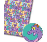 Tessuto Policotone Disney Epcot Figment Drago Stampa - Mezza Yarda 18x55” 10994