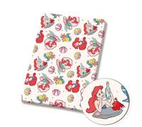 Tessuto Polycotton Stampa Disney La Sirenetta Ariel - Mezza Yard 18x55” 28893