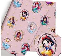 Tessuto Polycotton Stampa Principessa Ariel Biancaneve - Metà Yard 18x55" 48340