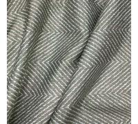 Tessuto Rasatello Spigato Verde 50 Cm 7154