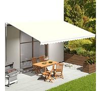 Tessuto resistente ai raggi UV per esterni, materiale di ricambio impermeabile per balcone, patio, giardino e terrazza. Aggiorna il tuo parasole oggi!