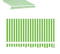 Tessuto retrattile per veranda, cortile e terrazza, sostituzione manuale del panno a righe, tela resistente, copertura parasole, da 2 m a 4,9 m
