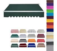 Tessuto ritrattabile della sostituzione della tenda del patio, baldacchino resistente all'acqua del poliestere per la piattaforma, il balcone e l'iarda