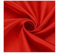 Tessuto satinato al metro, set da 3 pezzi in tessuto di seta e raso, per cucire in raso, rosso, bordeaux, seta, utilizzato per pigiama da notte, confezione regalo (dimensioni: 1,5 m x 1 m, colore
