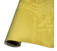 Tessuto scamosciato autoadesivo, supporto sensibile alla pressione da 0,6 mm for il rinnovamento interno del padiglione fai-da-te.(Yellow,50cmx300cm)