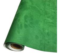 Tessuto scamosciato autoadesivo, supporto sensibile alla pressione da 0,6 mm for il rinnovamento interno del padiglione fai-da-te.(Green,50cmx100cm)