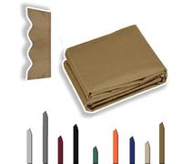 Tessuto sostitutivo for tenda da sole for patio, tessuto retrattile, for finestre esterne, parasole, for terrazza, cortile, giardino, balcone, porta, personalizzabile(Khaki,13x8.2ft/4x2.5m)
