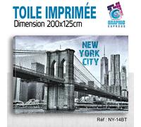 Tessuto Stampa - New York MK2 Technics - Quadro Decorazione da Muro - TT01