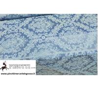 Tessuto Stoffa Damascato Avio1316 Liberty cotone/pl vendita a metro/alto cm 330