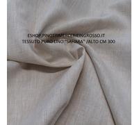 TESSUTO STOFFA IN PURO LINO 100% VENDITA AL METRO ALTEZZA = CM 300 MADE IN ITALY