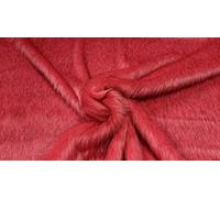 Tessuto Super Luxury Pelliccia Sintetica Materiale - Lunga Massa Ciliegia - Rosa, 1Mtr - 150cm x 100cm