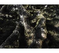 Tessuto Super Luxury Pelliccia Sintetica Materiale - Micro Nero