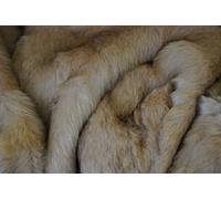 Tessuto Super Luxury Pelliccia Sintetica - Materiale Superior Pelo lungo Beige - superiore lunga MASSA Beige, 1Mtr - 150cm x 100cm