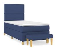 Tessuto traspirante con molle insacchettate Testata regolabile Blu 56.9