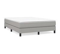 Tessuto traspirante gambe rinforzate camera da letto 140x200 Grigio chiaro