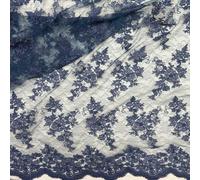 Tessuto Tulle Ricamato Giada Tampone 50 Cm 7906