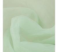 tessuto tulle， Tessuto scintillante in organza trasparente lucido for decorazioni for feste e sceniche(Light Green)
