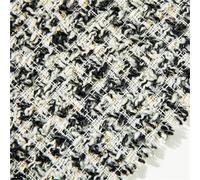 Tessuto tweed per cucito, Tessuto in tweed scozzese Golden Thread, lana, poliestere, morbido, for cucire abiti, giacche, cappotti, borse(Color-05)