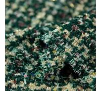 Tessuto tweed per cucito, Tessuto in tweed scozzese Golden Thread, lana, poliestere, morbido, for cucire abiti, giacche, cappotti, borse(Color-07)