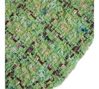 Tessuto tweed, Tessuto in tweed scozzese Golden Thread - Lana e poliestere morbido for cucire abiti, giacche, cappotti, borse(Color-06)