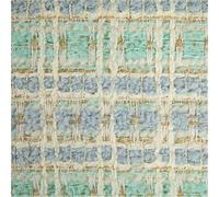 Tessuto Tweed Tessuto spesso in tweed for cappotti, borse, cucito, moda, motivo scozzese, filo d'oro, gonne, stoffa, drappeggio morbido(Color 2)