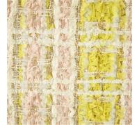 Tessuto Tweed Tessuto spesso in tweed for cappotti, borse, cucito, moda, motivo scozzese, filo d'oro, gonne, stoffa, drappeggio morbido(Color 4)