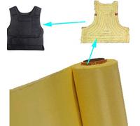 TESSUTO UHMWPE Aramide fibra di KEVLAR 240 g/m² plain 100cm x 100cm