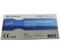 Test antigenico rapido covid-19 wizbiotech autodiagnostico rilevazione qualitativa antigene sars-cov-2 in tamponi nasali