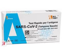 TEST ANTIGENICO RAPIDO SARS-COV-2 ALLTEST AUTODIAGNOSTICO DETERMINAZIONE QUALITATIVA ANTIGENI SARS-COV-2 IN TAMPONI NASALI MEDIANTE IMMUNOCROMATOGRAFIA 1 PEZZO