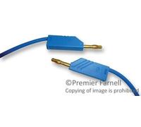 Test Cavo, Blu , 500MM, 60V, 32A, Banana Test Cavi, Qty.1 934061702