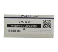 Test CYA per PoolLab 1.0 & 2.0 - Reagente per la misurazione dell'acido cianurico (stabilizzatore) | 0,0-160 mg/l (ppm) - Durata: 2 anni - 50 compresse (TbsPCAT50)
