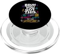 Test Day Bruh Hai ottenuto questo esame Max Aura bloccato 67 Meme PopSockets PopGrip per MagSafe