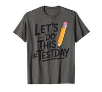 Test Day Lets Do This Pencil State Testing Teacher Maglietta
