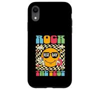Test Day Rock The Test Teacher Test Day You Got This Gift Custodia per iPhone XR