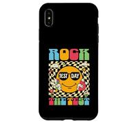 Test Day Rock The Test Teacher Test Day You Got This Gift Custodia per iPhone XS Max