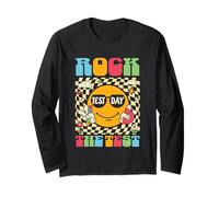 Test Day Rock The Test Teacher Test Day You Got This Gift Maglia a Manica