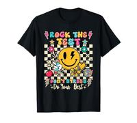 Test Day Rock The Test Teacher Test Day You Got This Maglietta