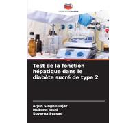 Test de la fonction hépatique dans le diabète sucré de type 2
