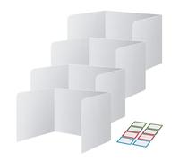 Test dei separatori per la classe | Schede sulla privacy di apprendimento 4pcs | Cartelle di privacy in classe per studenti, forniture in classe, pannelli di privacy facil