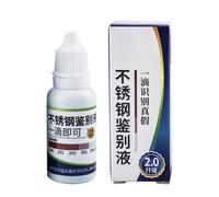 Test del liquido in acciaio inossidabile: soluzione di analisi rapida da 15 ml, reagente di rilevamento accurato, identificatore metallico istantaneo | Kit di controllo qualità delle stoviglie