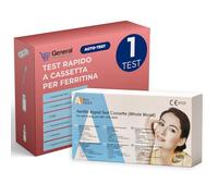Test della Ferritina - 1 pz - Test Ferritina Autodiagnostico - Test per la Valutazione dei Livelli di Ferro - Risultati in 5 Minuti
