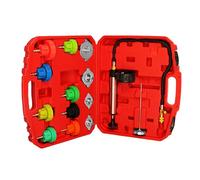 Test di diagnosi di pressione del radiatore automobilistico Con Adattatori Pompe per Vuoto Misuratori di Temperatura Per Rilevazione Perdite Sistema Di Raffreddamento Auto Strumento