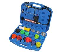 Test di diagnosi di pressione del radiatore automobilistico Con Adattatori Pompe per Vuoto Misuratori di Temperatura Per Rilevazione Perdite Sistema Di Raffreddamento Auto Strumento