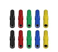 Test di montaggio del connettore della spina a banana con prolunga 'adattatore femmina isolato da 4 mm a 4 mm(Yellow)