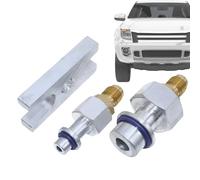 Test di prova di perdite di condizionamento 'aria | Strumento di manutenzione del rilevamento delle perdite - tappo di prova del tubo CA ad alta resistenza per manutenzione del veicolo Auto Shop G
