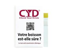 Test Drogue Anti GHB - Kit di rimozione rapida e pratica per boissons - Détection en 2 Minutes - 5 Test Inclus - Kit di test discrets à prendre partout avec Vous