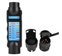 test gancio traino + Tester 7 Pin 7 pin/13 Pin rivelatore 7 2 Teste di conversione per rimorchio per Auto